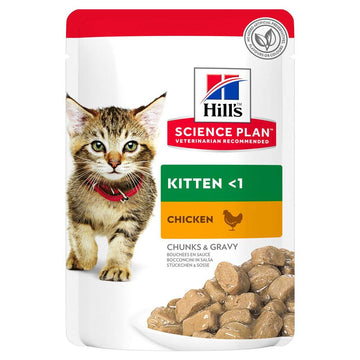 Comida humeda para gatito Hills Science Plan con sabor a pollo