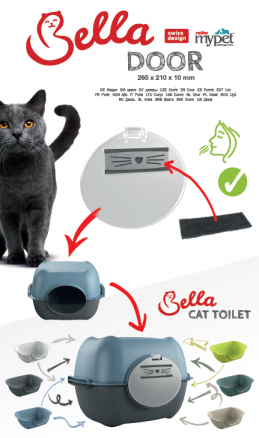 Arenero para gato Bella Cat Toilet (puerta)