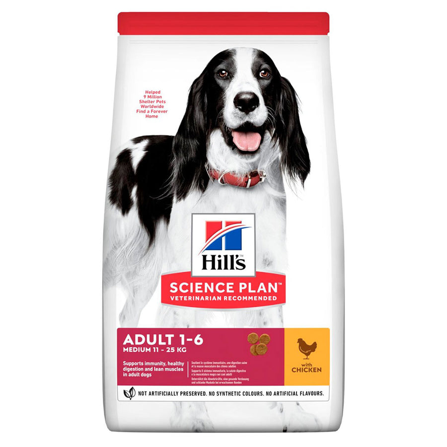 HILL'S SCIENCE PLAN Medium Alimento seco para Perros Adultos con Pollo 14kg