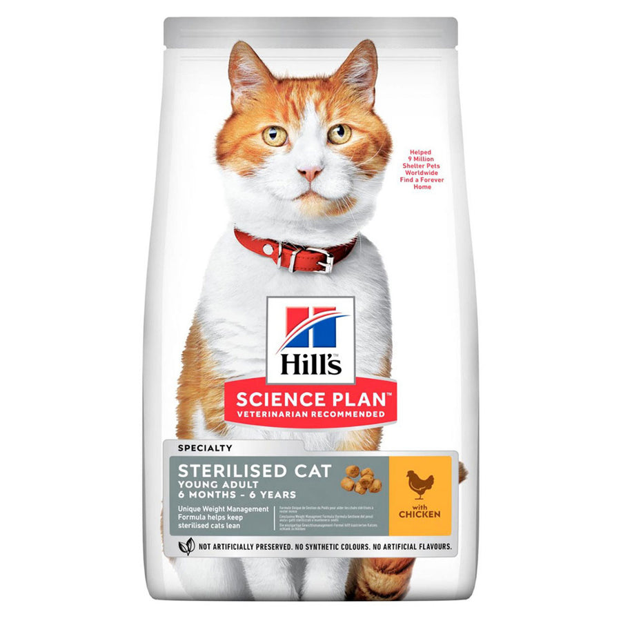 HILL'S SCIENCE PLAN Sterilised Cat Alimento para Gatos Jóvenes con Pollo 10kg