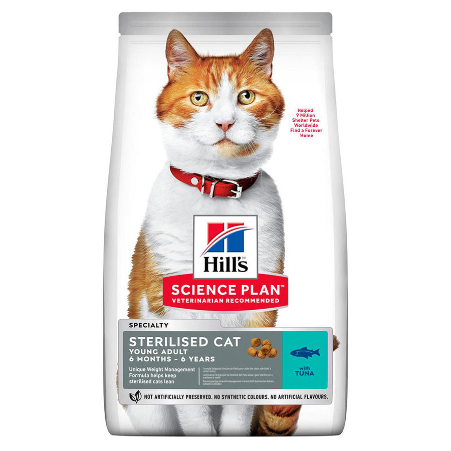 HILL'S SCIENCE PLAN Sterilised Cat Alimento para Gatos Jóvenes con Atún 10kg