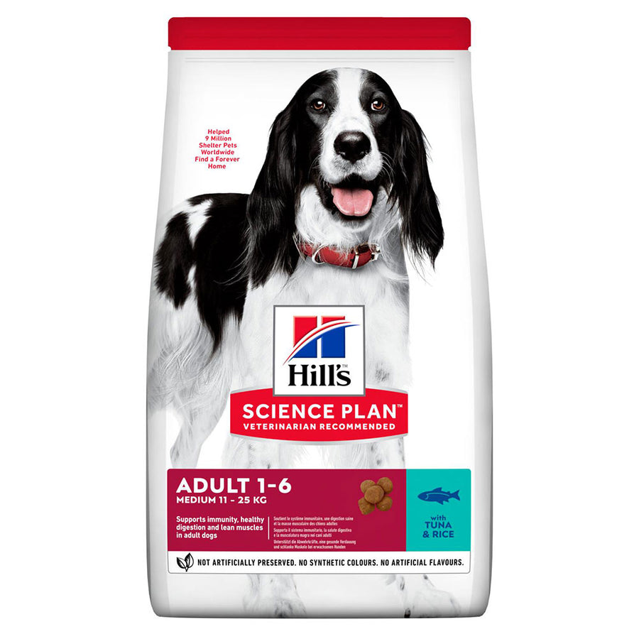 HILL'S SCIENCE PLAN Medium Alimento para Perros Adultos con Atún y Arroz 12kg