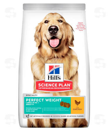 HILL'S SCIENCE PLAN Perfect Weight & Active Mobility Large Breed Alimento para Perros Adultos Pollo 12kg