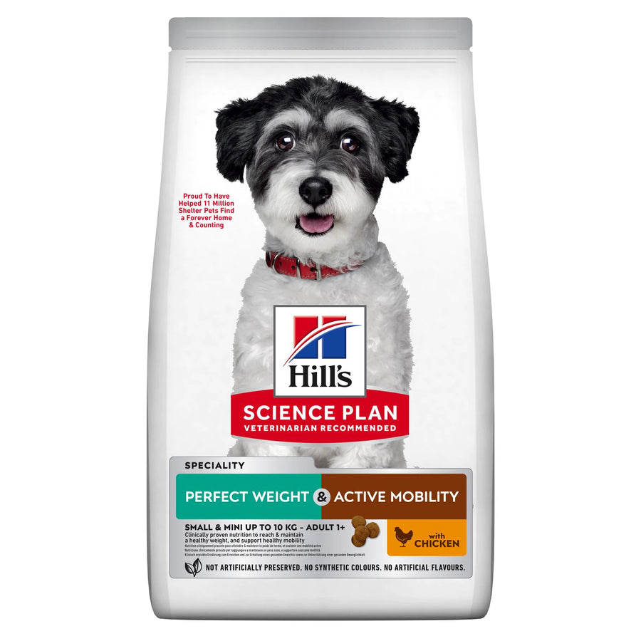 HILL'S SCIENCE PLAN Perfect Weight & Active Mobility Small & Mini Alimento para Perros Adultos Pollo 6kg
